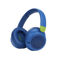 JBL JR 460NC - Blue - Wireless over-ear Noise Cancelling kids headphones - Hero